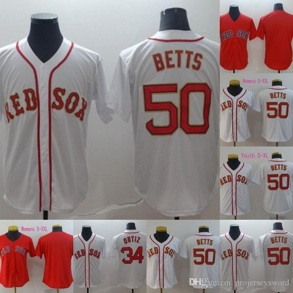 Boston Gold Program 50 Mookie Betts Jersey Mens Womens Youth Cool Base 100% Stitched Red Sox Baseball Jerseys Cheap Fast Shipping S-XXXL
Boston Gold Program 50 Mookie Betts Jersey Mens Womens Youth Cool Base 100% Stitched Red Sox Baseball Jerseys Cheap Fast Shipping S-XXXL