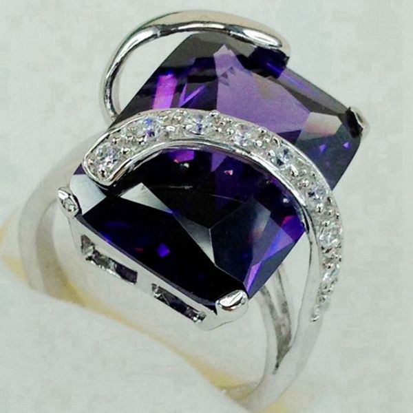 shunxunze promotion wedding rings jewelry & accessories for men and women'dropshipping purple cubic zirconia rhodium plated r836 size 6, Silver
shunxunze promotion wedding rings jewelry & accessories for men and women'dropshipping purple cubic zirconia rhodium plated r836 size 6, Silver