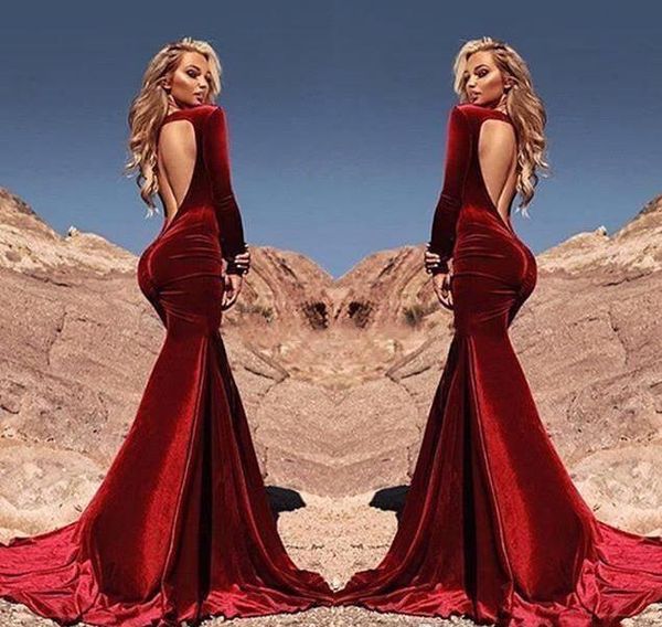 open back saudi arabic burgundy mermaid velvet evening dresses 2018 long sleeves formal party prom gowns special occasion gowns vestios, Black;red
open back saudi arabic burgundy mermaid velvet evening dresses 2018 long sleeves formal party prom gowns special occasion gowns vestios, Black;red