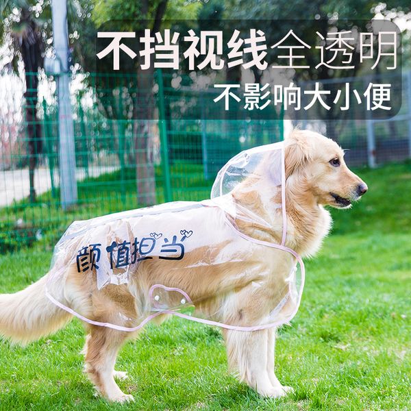golden wool raincoat waterproof dog dog large and medium samoyer labrador big raincoat umbrella pet cloak
golden wool raincoat waterproof dog dog large and medium samoyer labrador big raincoat umbrella pet cloak