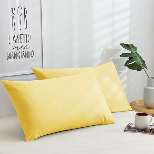 1 piece 48*74cm cotton home l pillowcase 8 solid colors pillow case use for student single dormitory bedding 
1 piece 48*74cm cotton home l pillowcase 8 solid colors pillow case use for student single dormitory bedding