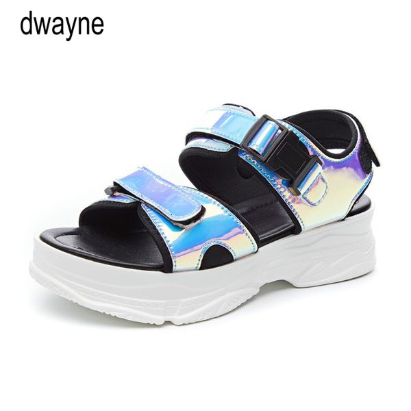 women sandals new fashion ladies casual shoes bling wedges buckle strap platform shoes 5 cm summer sandals 569jk, Black
women sandals new fashion ladies casual shoes bling wedges buckle strap platform shoes 5 cm summer sandals 569jk, Black
