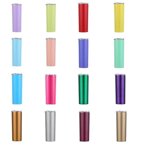 40colors skinny tumbler 20oz double wall stainless steel vacuum insulated cup straight cup beer coffee mug glasses with lids travel tumbler
40colors skinny tumbler 20oz double wall stainless steel vacuum insulated cup straight cup beer coffee mug glasses with lids travel tumbler
