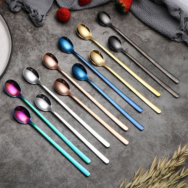 long handle spoon ice 304 stainless steel spoon tea bar spoon 6 colors available on promotion
long handle spoon ice 304 stainless steel spoon tea bar spoon 6 colors available on promotion