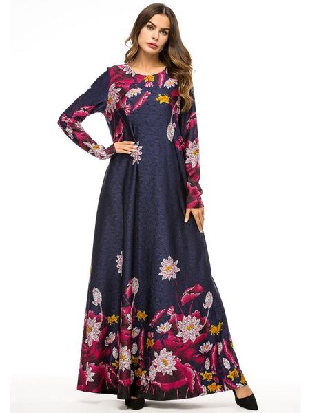 casual dresses wepbel women long maxi dress full sleeve high waist knitted flower printed muslim abaya ankle length, Black;gray
casual dresses wepbel women long maxi dress full sleeve high waist knitted flower printed muslim abaya ankle length, Black;gray