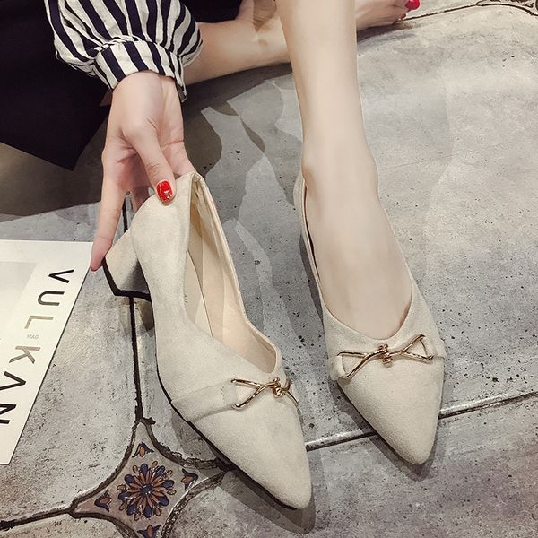 female shoes pointed toe soft leather square office comfortable heel high heels pumps women shoes simple wild shallow u14-24, Black
female shoes pointed toe soft leather square office comfortable heel high heels pumps women shoes simple wild shallow u14-24, Black