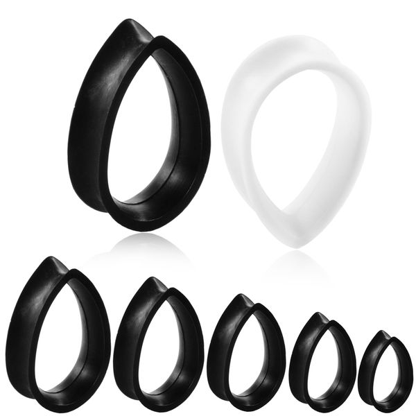 2pcs/lot silicone teardrop ear flesh tunnel and plugs piercing flexible soft hollow ear gauges expander stretchers body jewelry, Slivery;golden
2pcs/lot silicone teardrop ear flesh tunnel and plugs piercing flexible soft hollow ear gauges expander stretchers body jewelry, Slivery;golden
