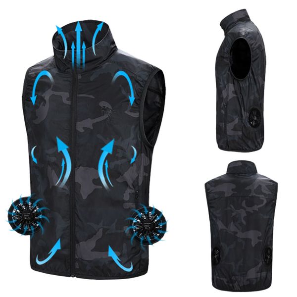 summer air conditioning heatstroke countermeasures outdoor working clothes summer style smart casual jacket shirt, Black;white
summer air conditioning heatstroke countermeasures outdoor working clothes summer style smart casual jacket shirt, Black;white