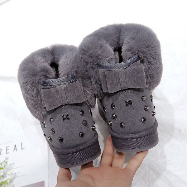 winter women boots new style thickened female snow boots bottom flat warm waterproof women snow boots, Black
winter women boots new style thickened female snow boots bottom flat warm waterproof women snow boots, Black