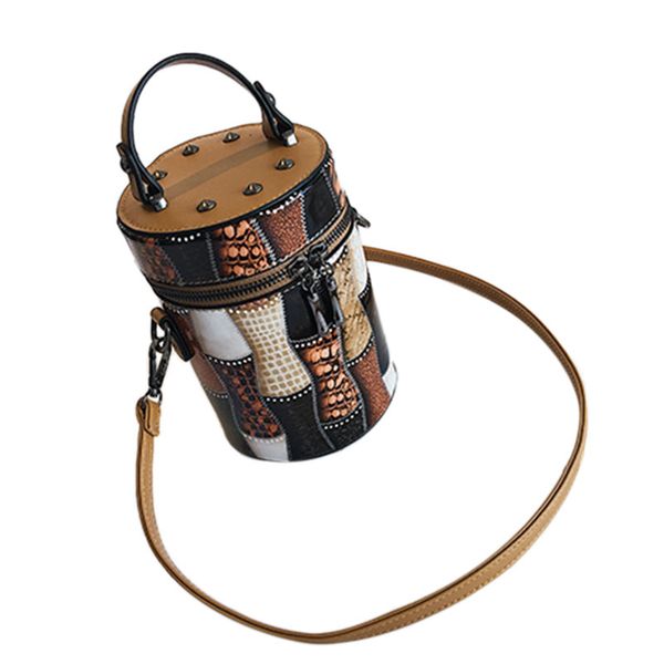 new style cylinder bag women diagonal cross bucket bag personalized print shoulder evening clutch bags barrel-shaped pur
new style cylinder bag women diagonal cross bucket bag personalized print shoulder evening clutch bags barrel-shaped pur