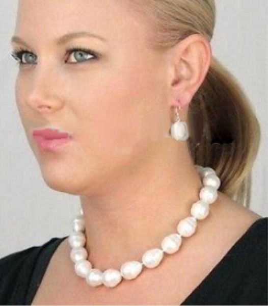 fine jewelry a++ white color shell pearl baroque earring & necklace luxurious set wholesale, Silver
fine jewelry a++ white color shell pearl baroque earring & necklace luxurious set wholesale, Silver