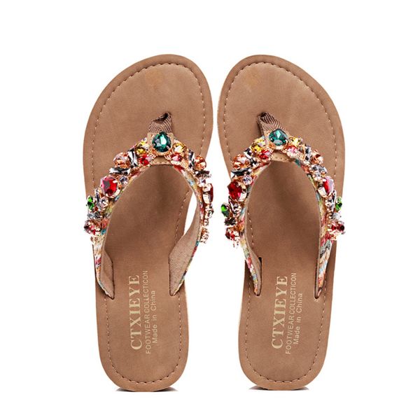 crystal sandals women bohemia rhinestones woman slippers flip flops wedge platform shiny shoes hawaiian beach shoes slippers, Black
crystal sandals women bohemia rhinestones woman slippers flip flops wedge platform shiny shoes hawaiian beach shoes slippers, Black