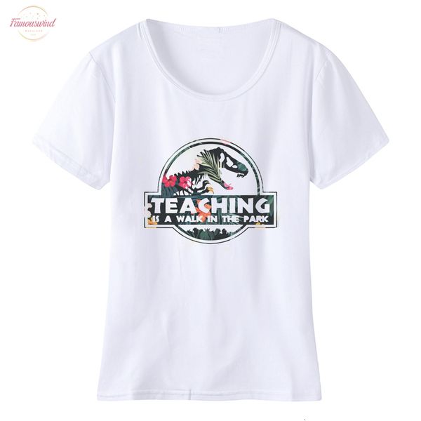 teaching a walk in the park t shirt jurassic park t shirt women fitness short sleeve harajuku tees drop shipping, White
teaching a walk in the park t shirt jurassic park t shirt women fitness short sleeve harajuku tees drop shipping, White