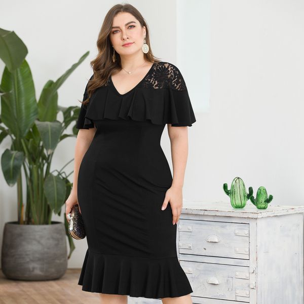 women fashion v-neck bandage dress elegant evening party club bodycon dress short sleeve formal clothing plus size, Black;gray
women fashion v-neck bandage dress elegant evening party club bodycon dress short sleeve formal clothing plus size, Black;gray