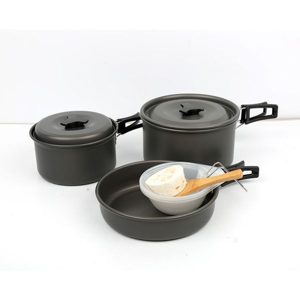 portable camping pot aluminum alloy outdoor tableware cookware 3pcs/set teapot cooking tool for picnic bbq
portable camping pot aluminum alloy outdoor tableware cookware 3pcs/set teapot cooking tool for picnic bbq