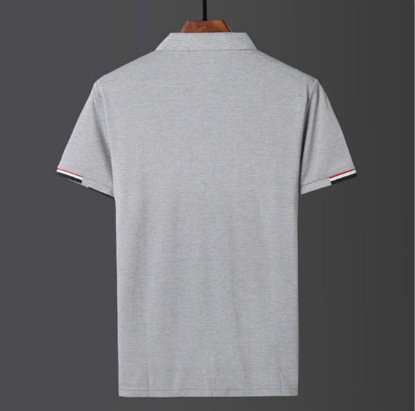 summer brand polo shirts for men 2019 mens fashion lapel striped printing polos mens solid color casual trend polo asia plus, White;black 
summer brand polo shirts for men 2019 mens fashion lapel striped printing polos mens solid color casual trend polo asia plus, White;black