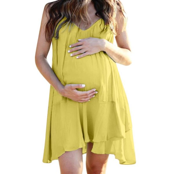 mothers women dress maternity pregnancy dress women's summer short sleeve solid casual sundress, White
mothers women dress maternity pregnancy dress women's summer short sleeve solid casual sundress, White