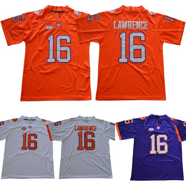 men college clemson jerseys white orange purple #16 trevor lawrence size american football wear stitched jersey mix order, Black
men college clemson jerseys white orange purple #16 trevor lawrence size american football wear stitched jersey mix order, Black