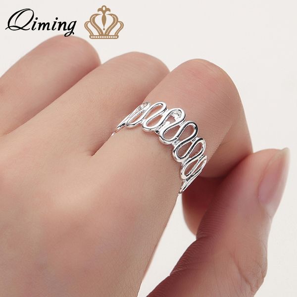 qiming geometric vintage rings women twisted wave finger ring men wedding engagement silver jewelry gift new trendy, Golden;silver
qiming geometric vintage rings women twisted wave finger ring men wedding engagement silver jewelry gift new trendy, Golden;silver