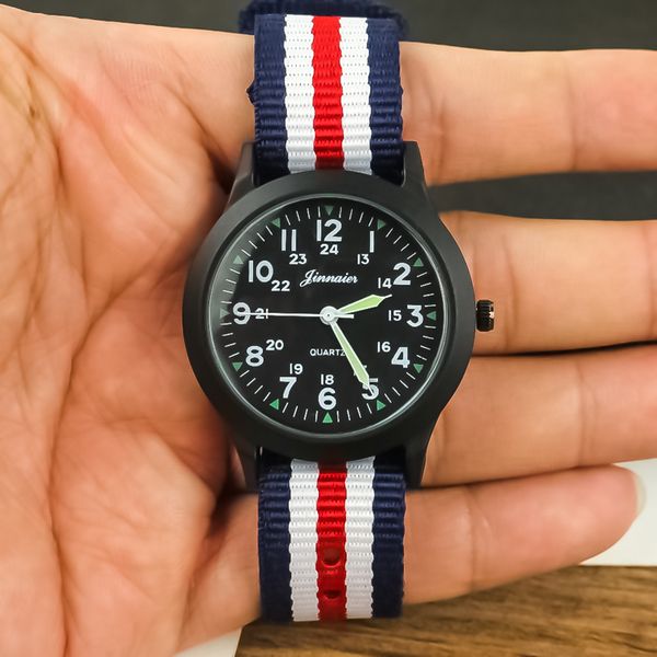 nazeyt new fashion army watch middle boys girls luminous hands multicolor nylon wristwatch teenager sports gift clock, Blue
nazeyt new fashion army watch middle boys girls luminous hands multicolor nylon wristwatch teenager sports gift clock, Blue
