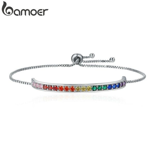 bamoer new collection silver color rainbow crystal stamp chain link bracelet lace up bracelets for women jewelry yib036, Golden;silver
bamoer new collection silver color rainbow crystal stamp chain link bracelet lace up bracelets for women jewelry yib036, Golden;silver