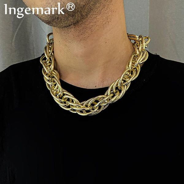 punk heavy metal chunky necklace pendant for women collar statement twisted lock link choker necklace steampunk men, Silver
punk heavy metal chunky necklace pendant for women collar statement twisted lock link choker necklace steampunk men, Silver