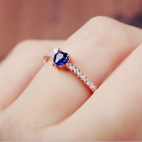 new silver /rose gold plated rings fashion blue heart ring cz zircon wedding eagegement ring for women sj, Golden;silver
new silver /rose gold plated rings fashion blue heart ring cz zircon wedding eagegement ring for women sj, Golden;silver