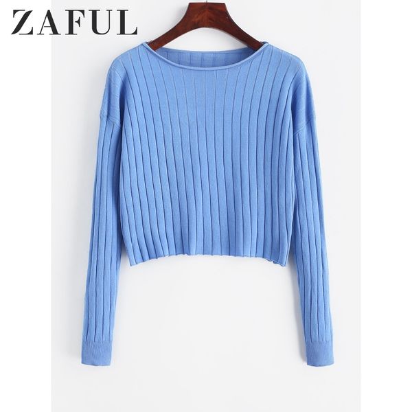 zaful drop shoulder slash neck cropped sweater 2019 new long sleeve short pullover viscose solid elastic daily women sweater, White;black
zaful drop shoulder slash neck cropped sweater 2019 new long sleeve short pullover viscose solid elastic daily women sweater, White;black