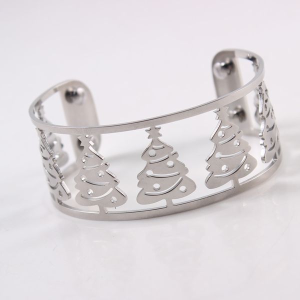 stainless steel bracelet christmas tree georgette bangles interchangeable leather cuff bracelet for women jewelry gift, Black
stainless steel bracelet christmas tree georgette bangles interchangeable leather cuff bracelet for women jewelry gift, Black
