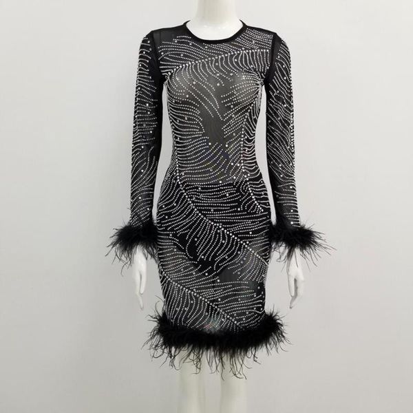 mesh perspective sparkly rhinestones dress evening party feather dresses birthday celebrate costume red black white dress, Black;red
mesh perspective sparkly rhinestones dress evening party feather dresses birthday celebrate costume red black white dress, Black;red