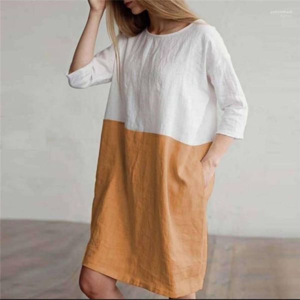 plus size dress loose panelled designer shirt dresses three-quarter length sleeve dresses summer new 5xl, Black;gray
plus size dress loose panelled designer shirt dresses three-quarter length sleeve dresses summer new 5xl, Black;gray