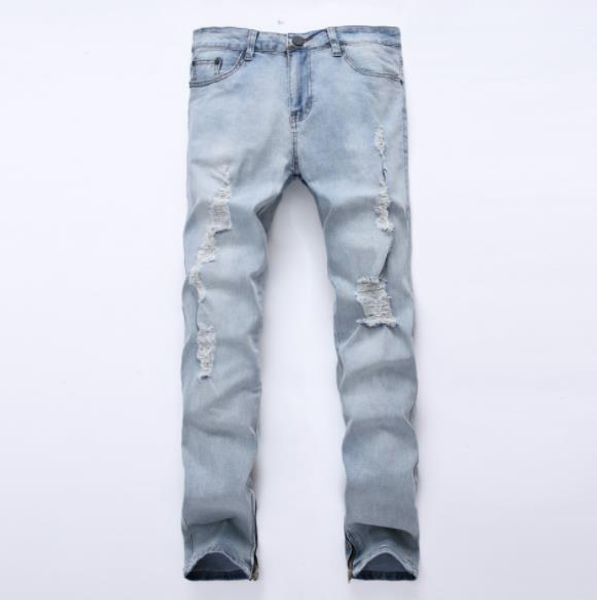 mens jeans slim zipper hole retro ripped jeans locomotive riding street style zipper decoration designer fashion jeans, Blue
mens jeans slim zipper hole retro ripped jeans locomotive riding street style zipper decoration designer fashion jeans, Blue