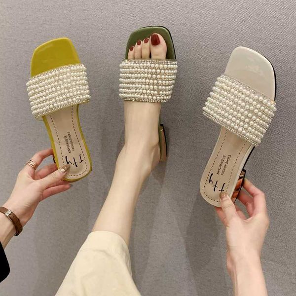 string bead shoes med ladies' slippers luxury slides slipers women square heel summer woman designer 2020 block beach, Black
string bead shoes med ladies' slippers luxury slides slipers women square heel summer woman designer 2020 block beach, Black