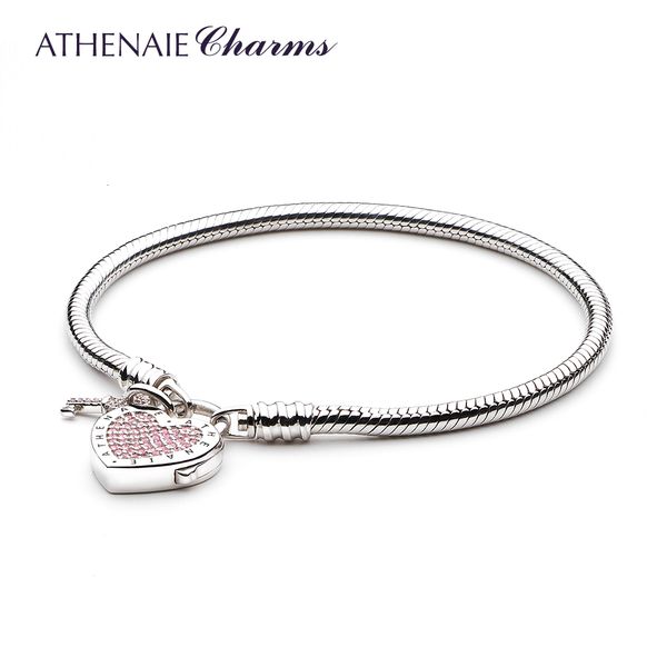 athenaie 925 sterling silver love snake chain charms bracelet & bangle with cz lock of heart clasp fit women wedding mx191018, Black
athenaie 925 sterling silver love snake chain charms bracelet & bangle with cz lock of heart clasp fit women wedding mx191018, Black