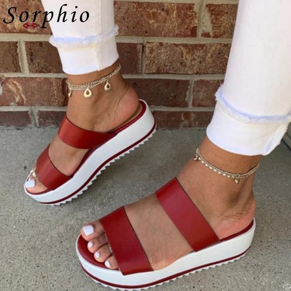 sorphio concise ladies 2020 summer beach leisure shoes woman comfy med wedges slippers women summer slip-on platform slides, Black
sorphio concise ladies 2020 summer beach leisure shoes woman comfy med wedges slippers women summer slip-on platform slides, Black