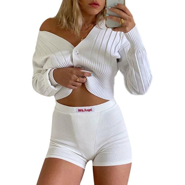 2020 women ladies summer high waist shorts letter print solid casual sportwear running shorts, White;black
2020 women ladies summer high waist shorts letter print solid casual sportwear running shorts, White;black