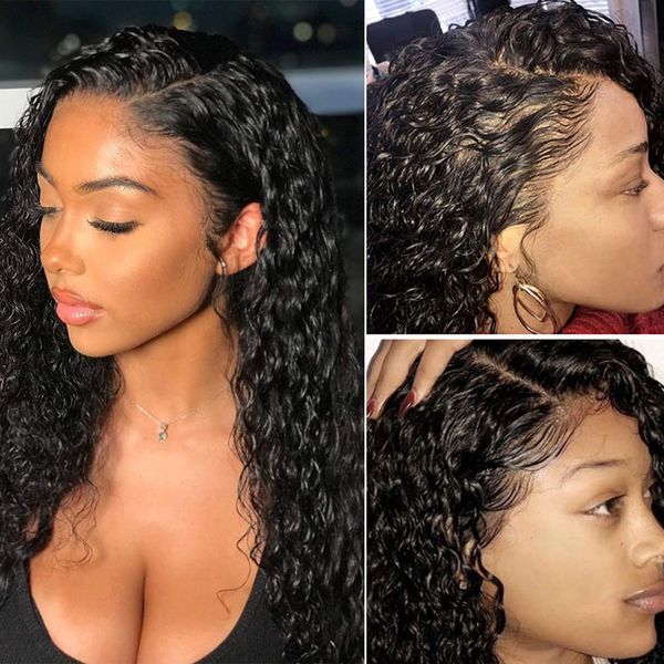 glueless brazilian wet and wavy wigs 180% density 9a water wave human hair lace front wigs with baby hair for black women, Black;brown
glueless brazilian wet and wavy wigs 180% density 9a water wave human hair lace front wigs with baby hair for black women, Black;brown