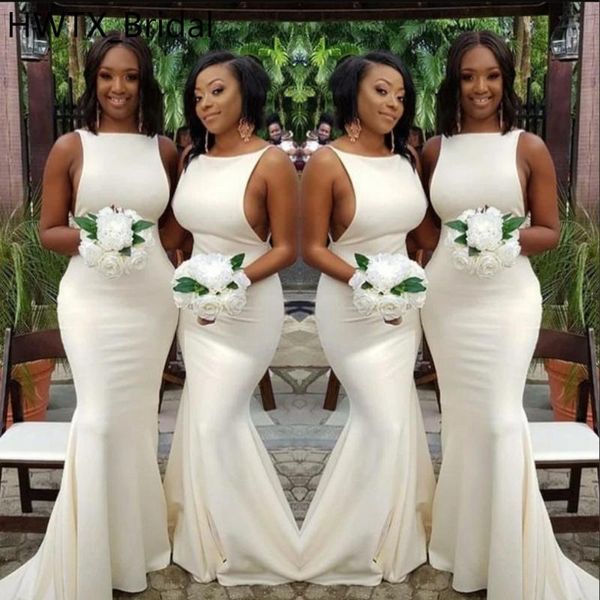 mermaid bridesmaid dresses 2020 sleeveless scoop white satin long african black girls wedding party dress women formal gown, White;pink
mermaid bridesmaid dresses 2020 sleeveless scoop white satin long african black girls wedding party dress women formal gown, White;pink