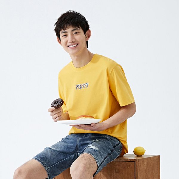 semir 2020 men summer t-shirt short sleeve daily comfortable t-shirt cotton casual pullover top, White;black
semir 2020 men summer t-shirt short sleeve daily comfortable t-shirt cotton casual pullover top, White;black