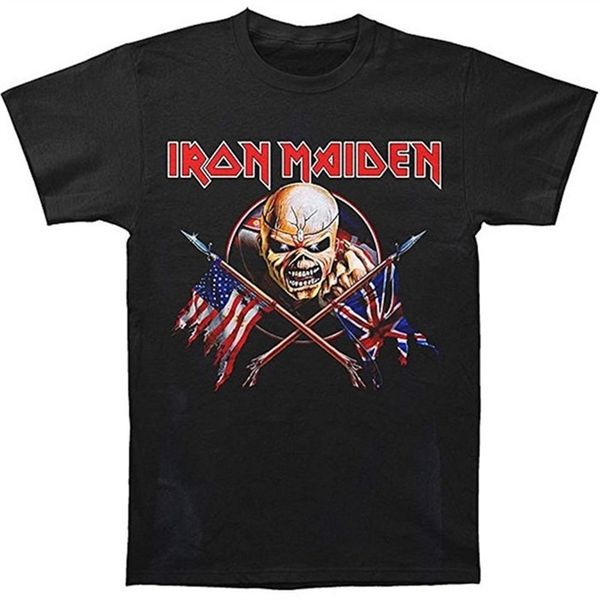 official iron maiden t shirt trooper album cover band logo mens cotton shirts women t0101, White
official iron maiden t shirt trooper album cover band logo mens cotton shirts women t0101, White