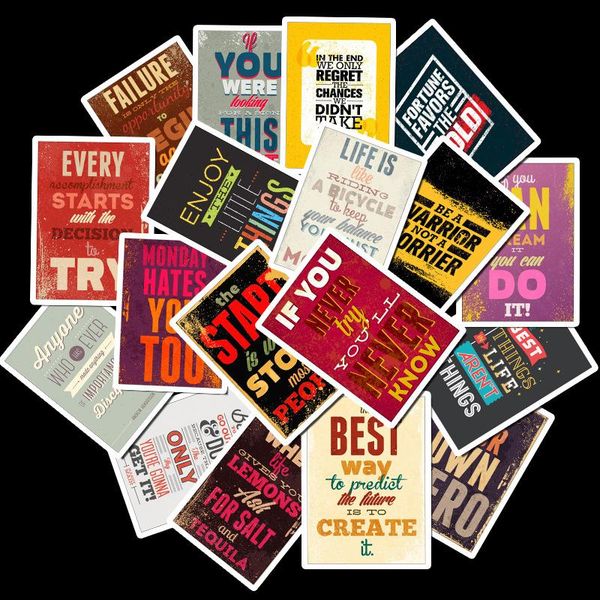 inspirational motto poster sticker car motorcycle electric car trunk waterproof sticker
inspirational motto poster sticker car motorcycle electric car trunk waterproof sticker