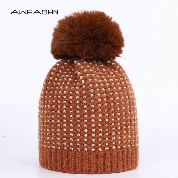 2019 new winter pompom knit beanie gold line decoration women warm wool hat female soft thicken hedging cap slouchy skullies ski, Blue;gray
2019 new winter pompom knit beanie gold line decoration women warm wool hat female soft thicken hedging cap slouchy skullies ski, Blue;gray