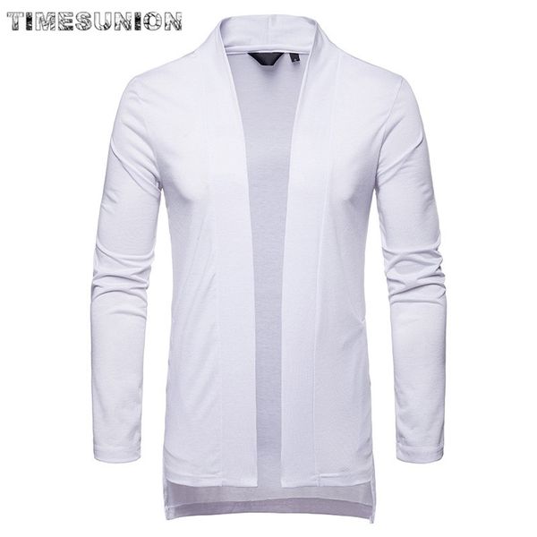 male thin sweaters coat 2020 spring solid color men's irregular knit cardigan men's fashion long sweater overcoat, White;black
male thin sweaters coat 2020 spring solid color men's irregular knit cardigan men's fashion long sweater overcoat, White;black