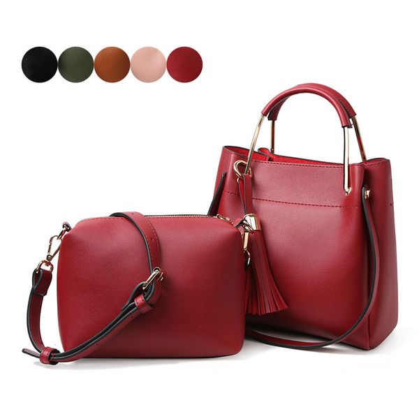 2pcs women bag 2017 new fashion women handbags tote purse shoulder bags pu leather messenger bags bolsa feminina
2pcs women bag 2017 new fashion women handbags tote purse shoulder bags pu leather messenger bags bolsa feminina
