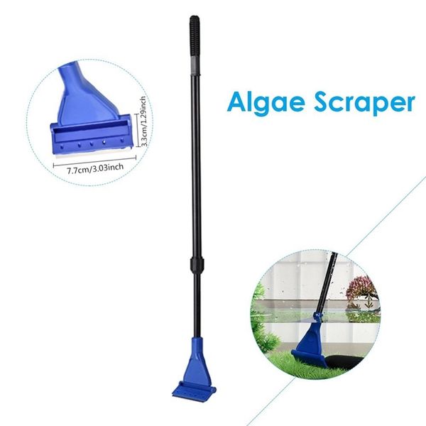 5 in 1 multi-function aquarium/fish tank cleaning tool, algae scraper, fish net, sponge, plant fork, gravel rake for long deep f other aquar
5 in 1 multi-function aquarium/fish tank cleaning tool, algae scraper, fish net, sponge, plant fork, gravel rake for long deep f other aquar