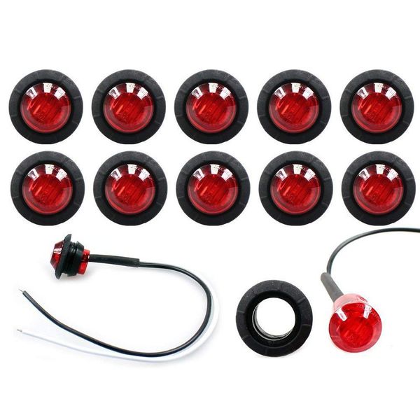 10pcs 3/4 inch round red led light front rear side marker indicators light for truck bus trailer caravan boat motocycle 12v
10pcs 3/4 inch round red led light front rear side marker indicators light for truck bus trailer caravan boat motocycle 12v