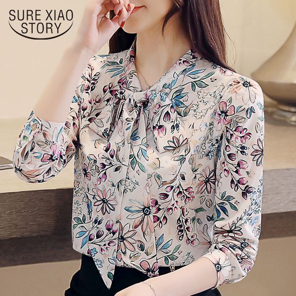fashion womens and blouses 2019 new print chiffon blouse shirt bow v collar office blouse long sleeve women shirts 2432 50, White
fashion womens and blouses 2019 new print chiffon blouse shirt bow v collar office blouse long sleeve women shirts 2432 50, White