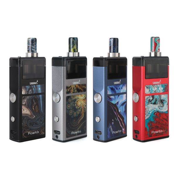 

Authentic Pasito Kit Smoant 25W vape pod kits Built-in 1100mAh Battery 3ml Cartridge Pods 4 Colors Adjustable 5 wattage levels dhl