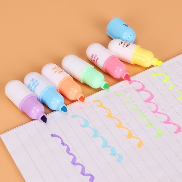 36 pcs cute mini smiling face highlighter lovely cartoon painting pen marking pens students learn stationery supplies
36 pcs cute mini smiling face highlighter lovely cartoon painting pen marking pens students learn stationery supplies
