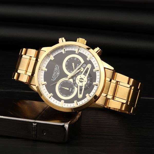 longbo relogio masculino men watches luxury famous brand men's fashion casual dress watch quartz wristwatches saat, Slivery;brown
longbo relogio masculino men watches luxury famous brand men's fashion casual dress watch quartz wristwatches saat, Slivery;brown